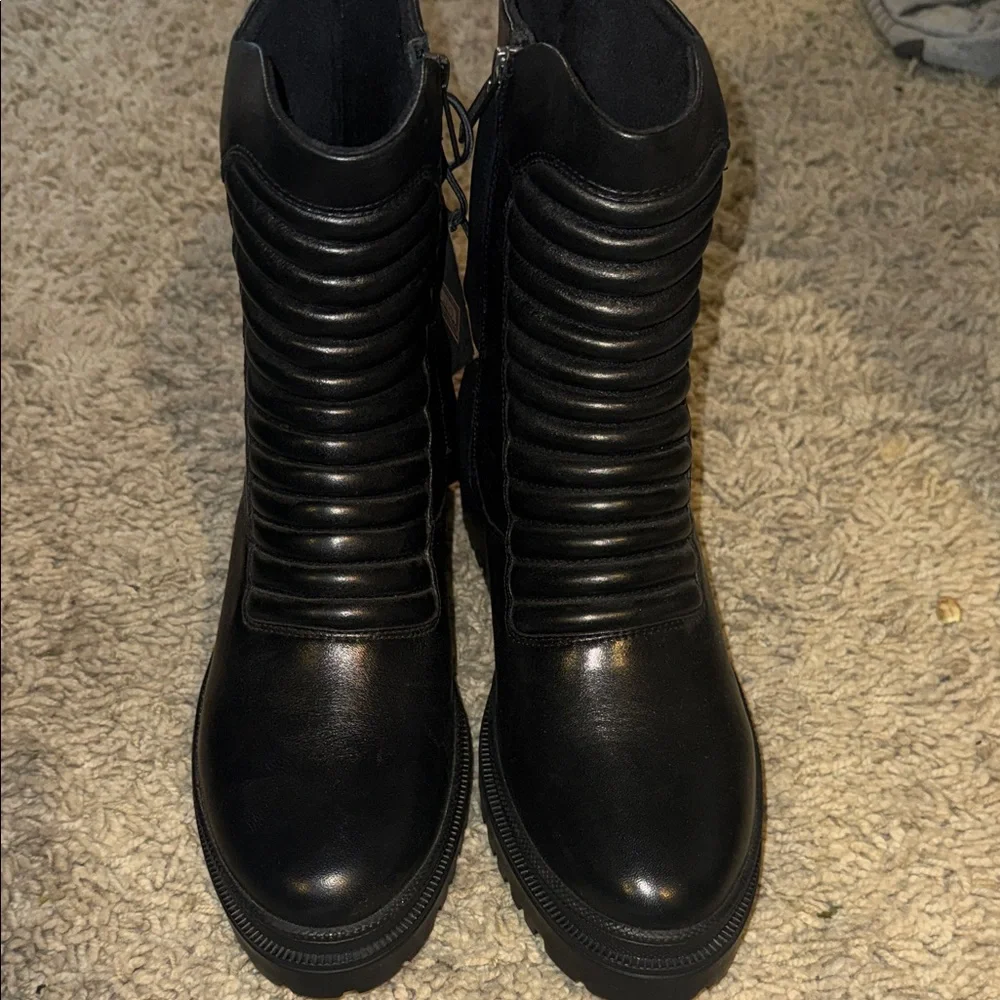 Harley-Davidson Black Combat Boots - Picture 2 of 4